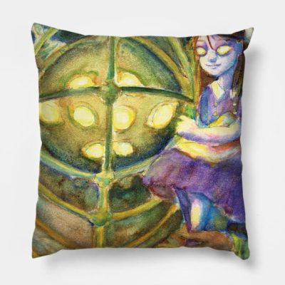 Look Mr B Throw Pillow Official Bioshock Merch