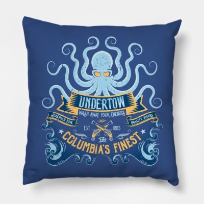 Bioshock Undertow Throw Pillow Official Bioshock Merch