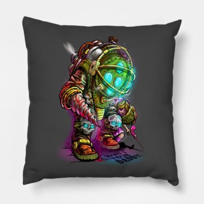 Whos Your Daddy Throw Pillow Official Bioshock Merch