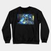 Bioshock Big Daddy And Little Sister Starry Night Crewneck Sweatshirt Official Bioshock Merch