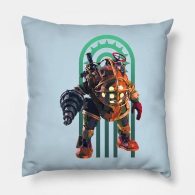 Here Is Daddy Throw Pillow Official Bioshock Merch