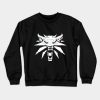 The Witcher 3 Logo Glitch Effect White Crewneck Sweatshirt Official Bioshock Merch