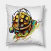 Bioshock Big Daddy Throw Pillow Official Bioshock Merch