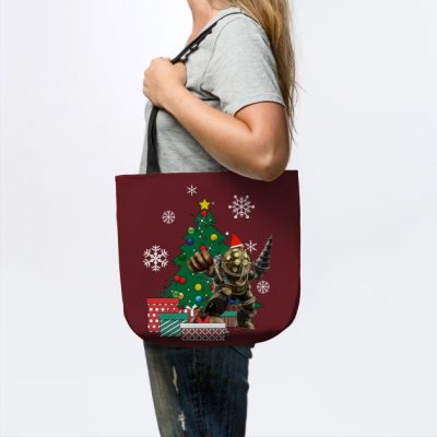 Big Daddy Bioshock Around The Christmas Tree Tote Official Bioshock Merch