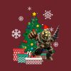 Big Daddy Bioshock Around The Christmas Tree Tapestry Official Bioshock Merch