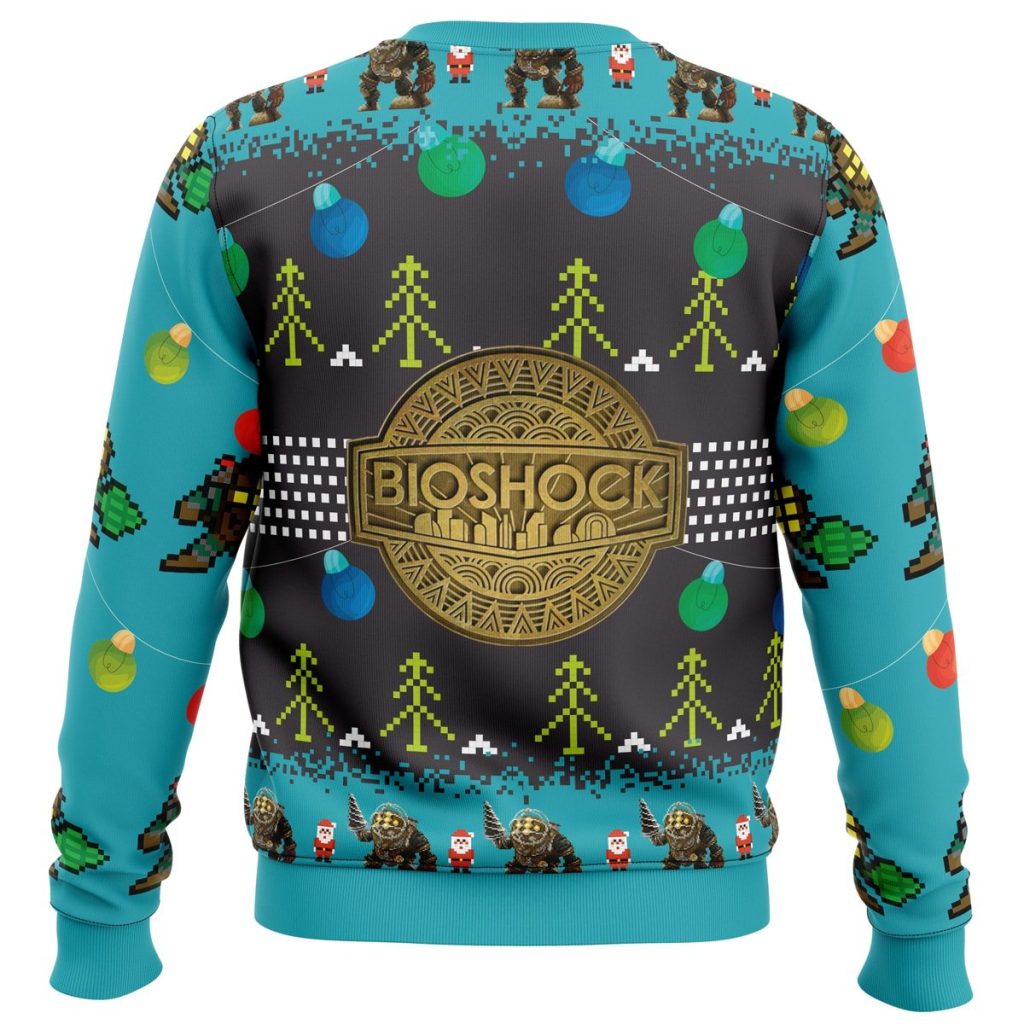 Bioshock Sweater back 1 - Bioshock Merch