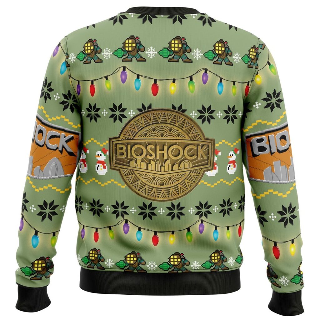 Bioshock Sweater back - Bioshock Merch