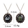 Game Bioshock Elizabeth Pigeon Bird Cage Vintage Alloy Metal Pendant Necklace Chain Cosplay Jewelry Accessories 4 - Bioshock Merch