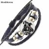 Kids Jewelry With Glass Cabochon Black Leather Bracelet Bangle For Women Kids Bioshock Infinite Murder of 3 - Bioshock Merch