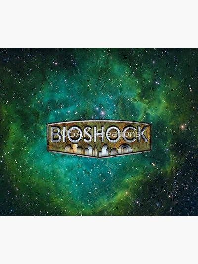 Bioshock X Emerald Green Galaxy Tapestry Official Bioshock Merch