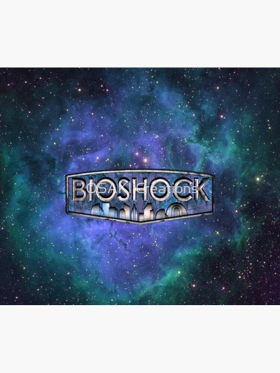 Bioshock X Rapture Blue Tapestry Official Bioshock Merch