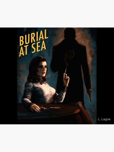 Bioshock Infinite: Burial At Sea - Vintage Comic-Book Artwork Tapestry Official Bioshock Merch