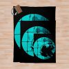 Bioshock Blue Throw Blanket Official Bioshock Merch