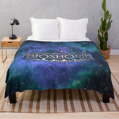 Bioshock Fontaine Throw Blanket Official Bioshock Merch