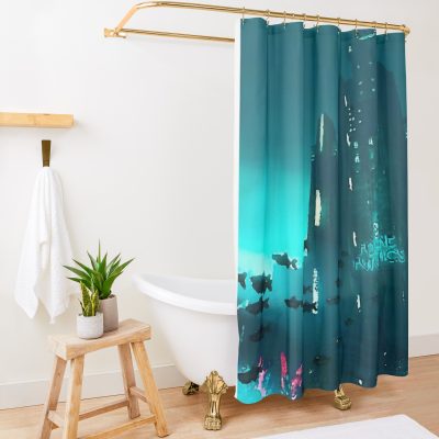 Bioshock Fontaine Shower Curtain Official Bioshock Merch