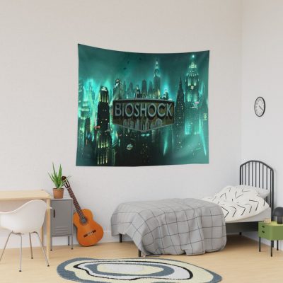 Bioshock Rapture Logo Tapestry Official Bioshock Merch