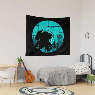 Bioshock Blue Tapestry Official Bioshock Merch