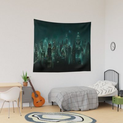 Rapture Skyline Tapestry Official Bioshock Merch