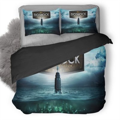 bioshock infinite 4 3d personalized customized bedding sets duvet cover bedroom sets bedset bedlinen - Bioshock Merch