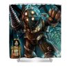 bioshock big daddy and little sister swimming with the sharks jackie case - Bioshock Merch