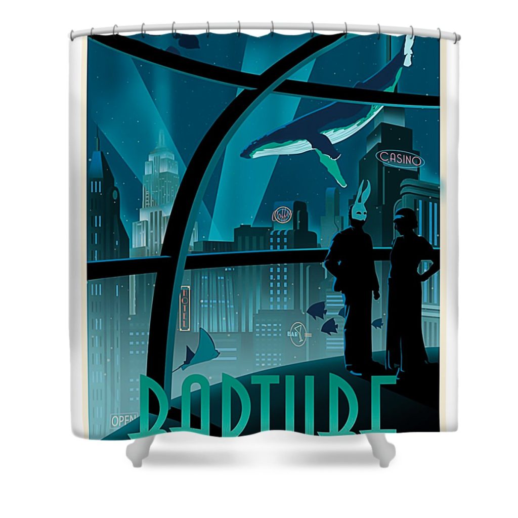 bioshock rapture poster ward philip transparent - Bioshock Merch