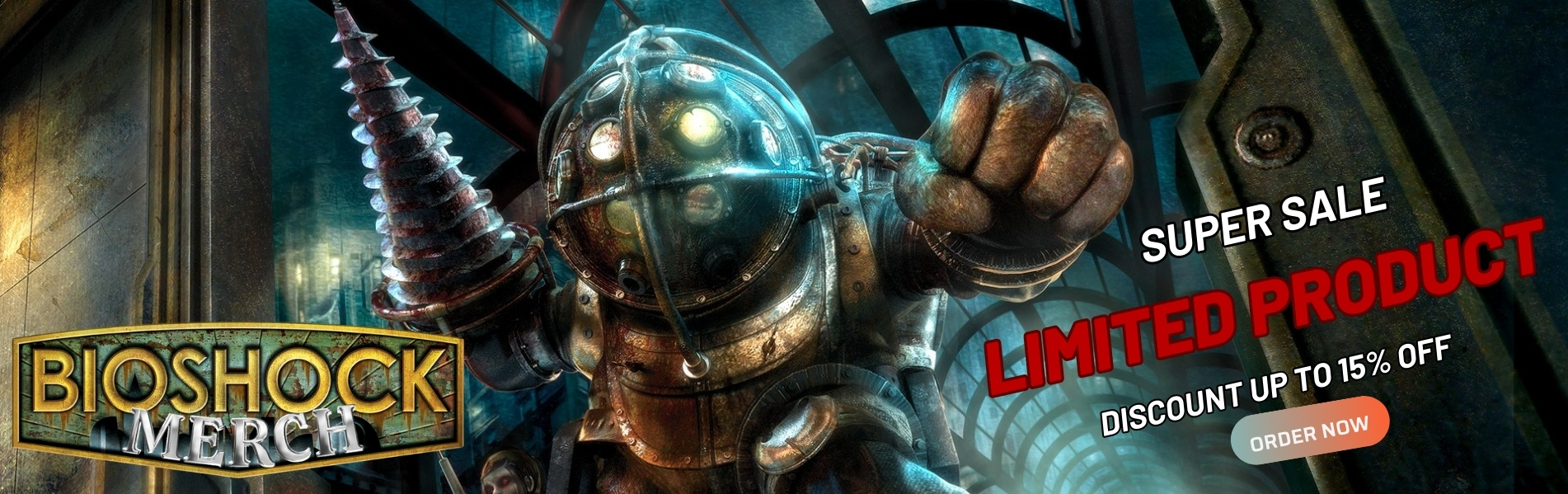 BIOSHOCK STORE Banners 1 2 - Bioshock Merch